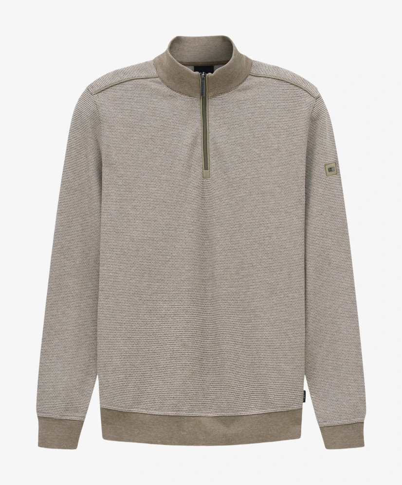 Bugatti Half Zip Trui Troyer