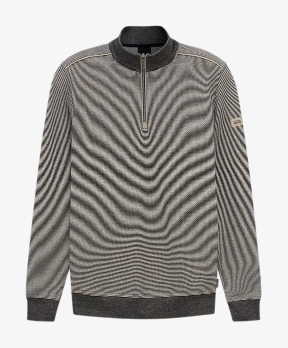 Bugatti Half Zip Trui Troyer