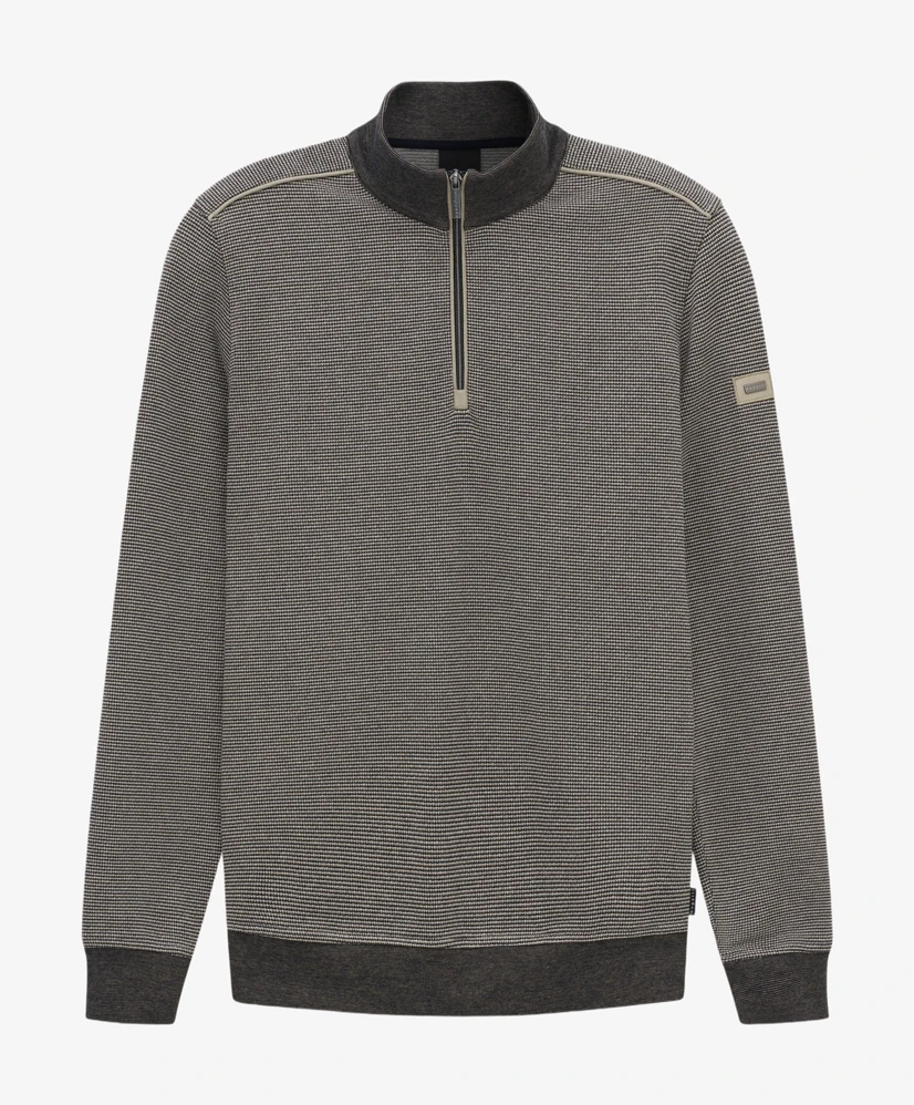Bugatti Half Zip Trui Troyer