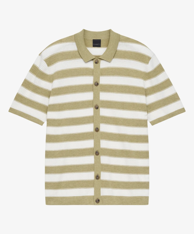 Bugatti Polo Knitted Strepen