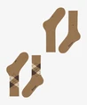 Burlington Sokken Everyday Argyle Mix 2-Pack