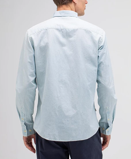 Butcher of Blue Overhemd Aiden Chambray