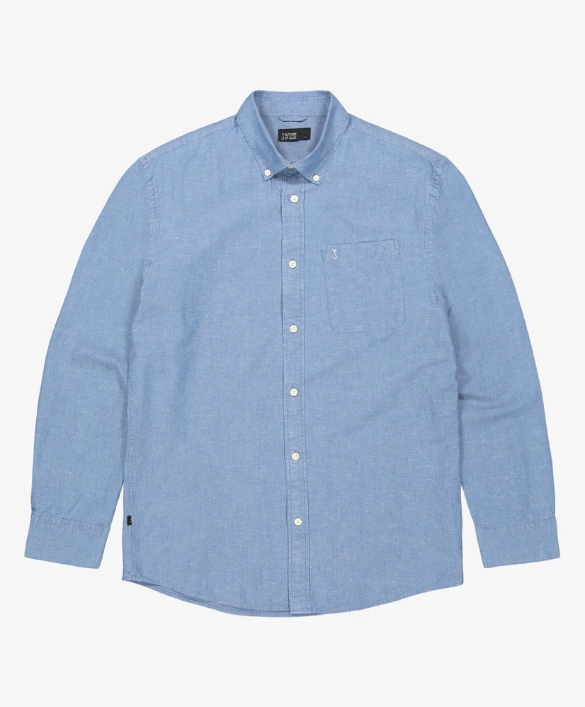 Butcher of Blue overhemd Aiden Chambray