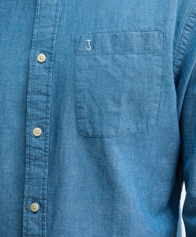 Butcher of Blue overhemd Aiden Chambray