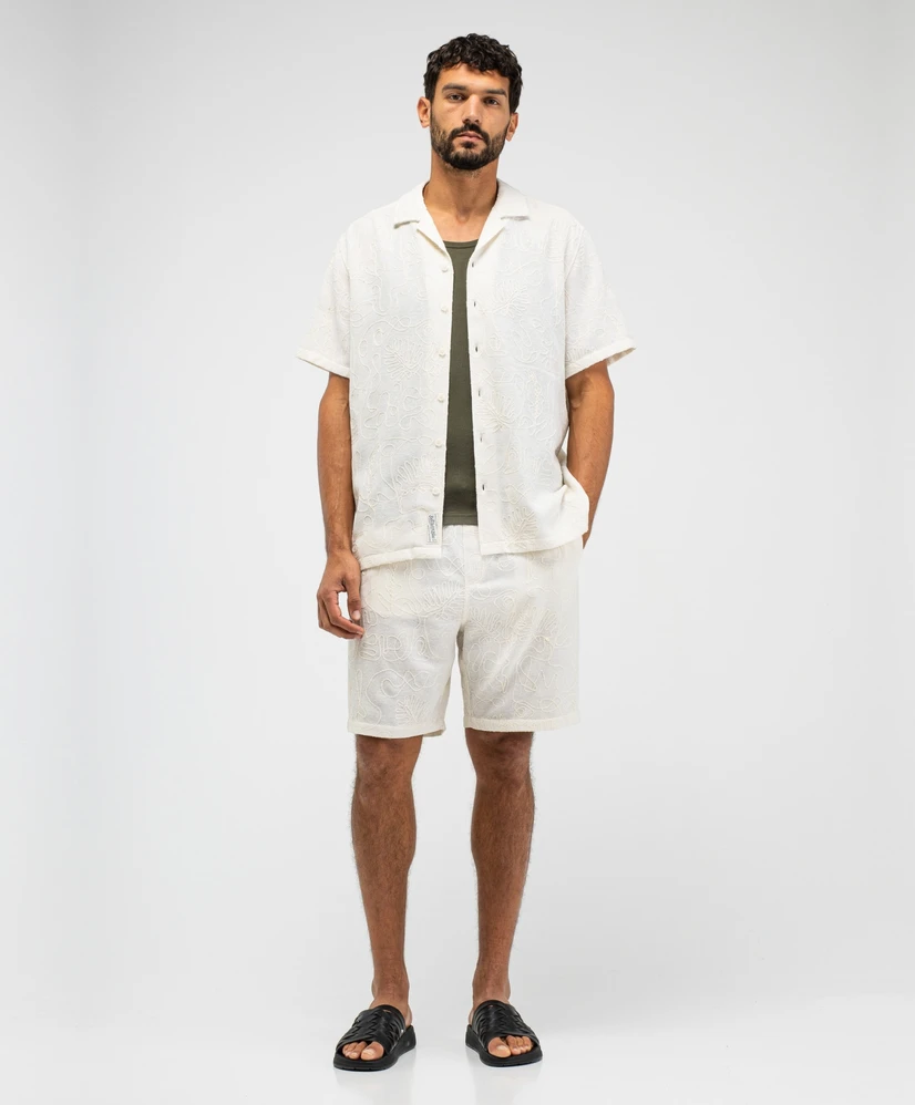 Butcher of Blue Overhemd Alex Resort Embroidery
