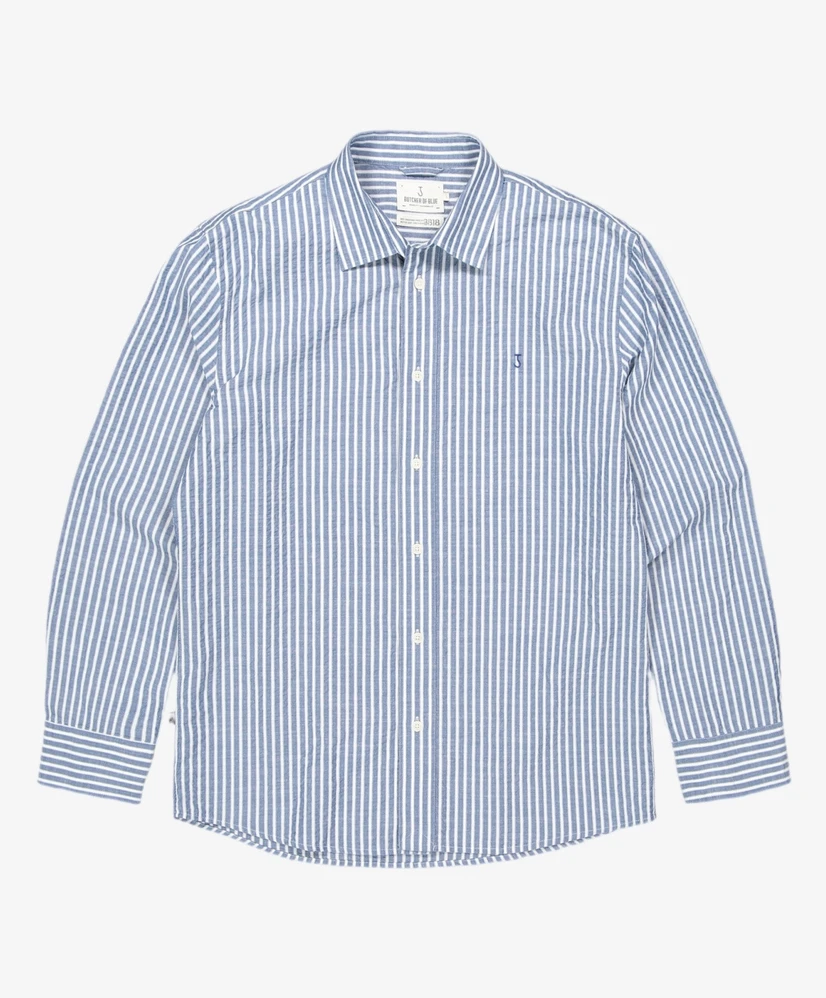 Butcher of Blue Overhemd Neale Stripe