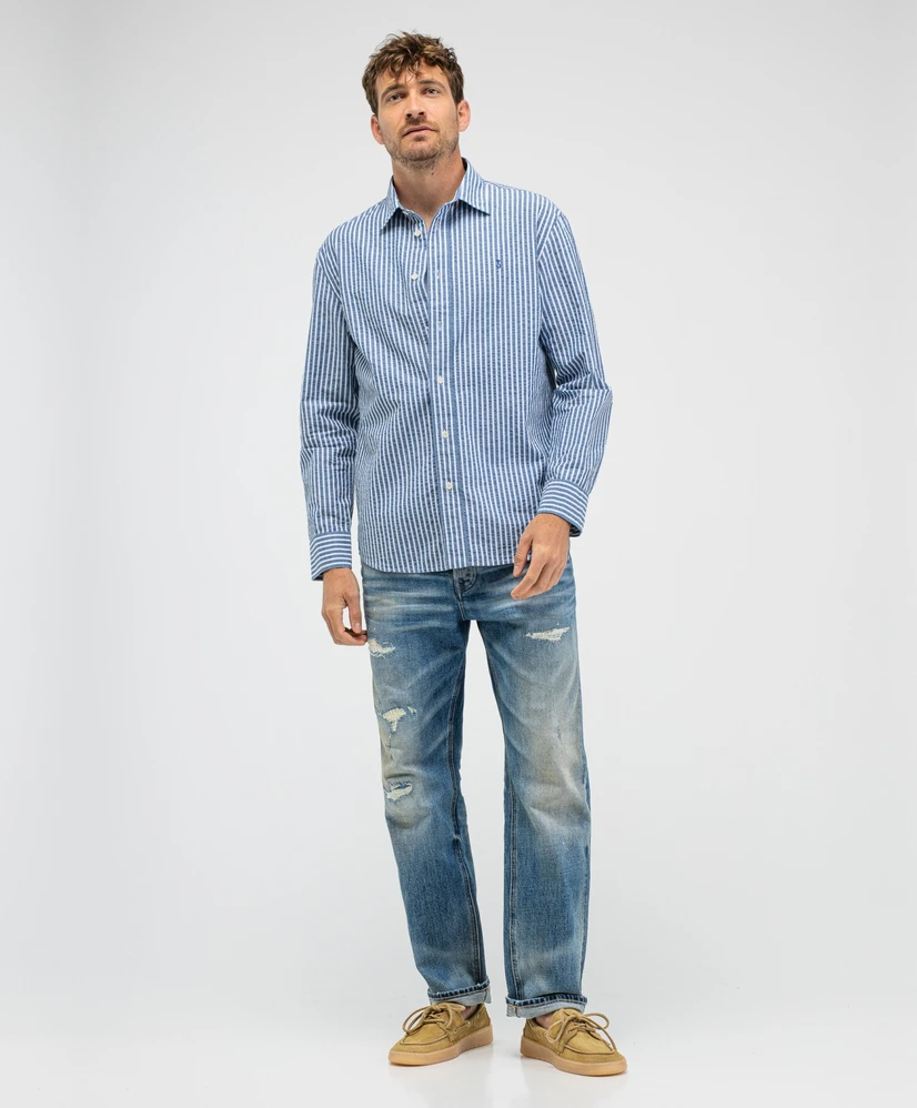 Butcher of Blue Overhemd Neale Stripe