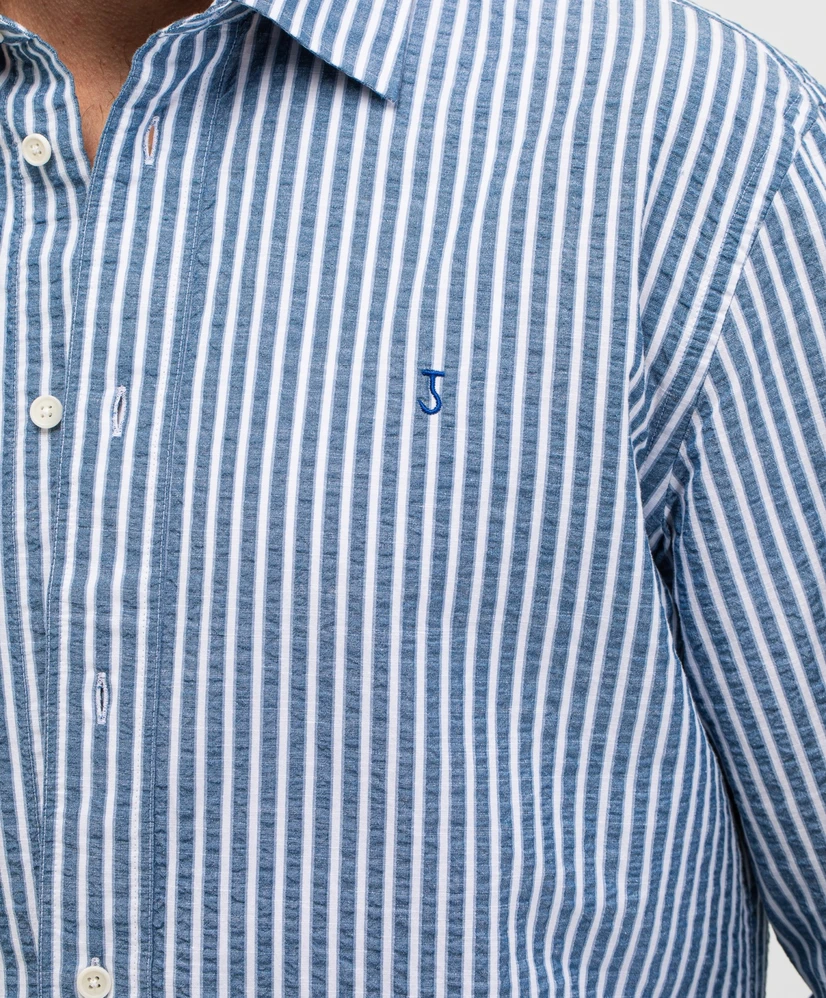 Butcher of Blue Overhemd Neale Stripe