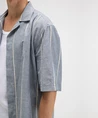 Butcher of Blue Overhemd Quinn Linen Stripe