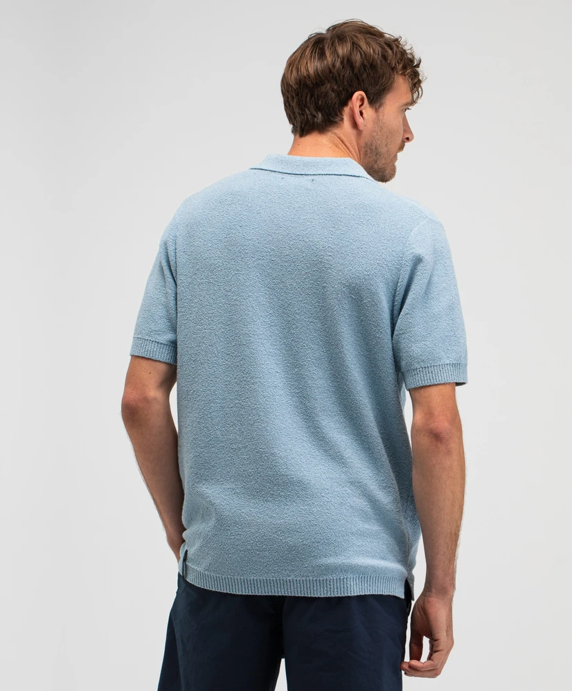 Butcher of Blue Polo Boucle Knit