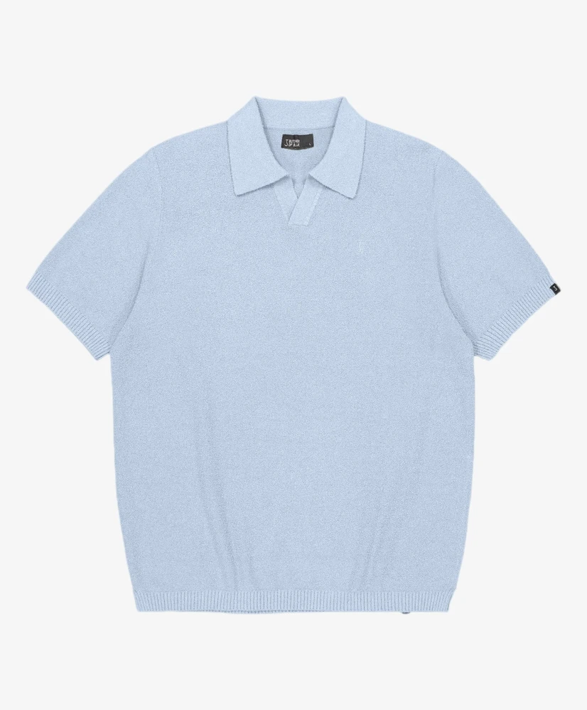 Butcher of Blue Polo Boucle Knit