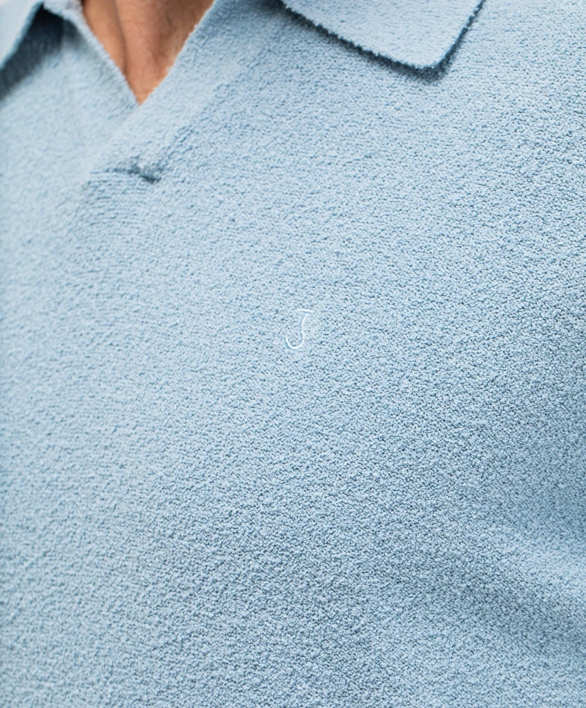 Butcher of Blue Polo Boucle Knit