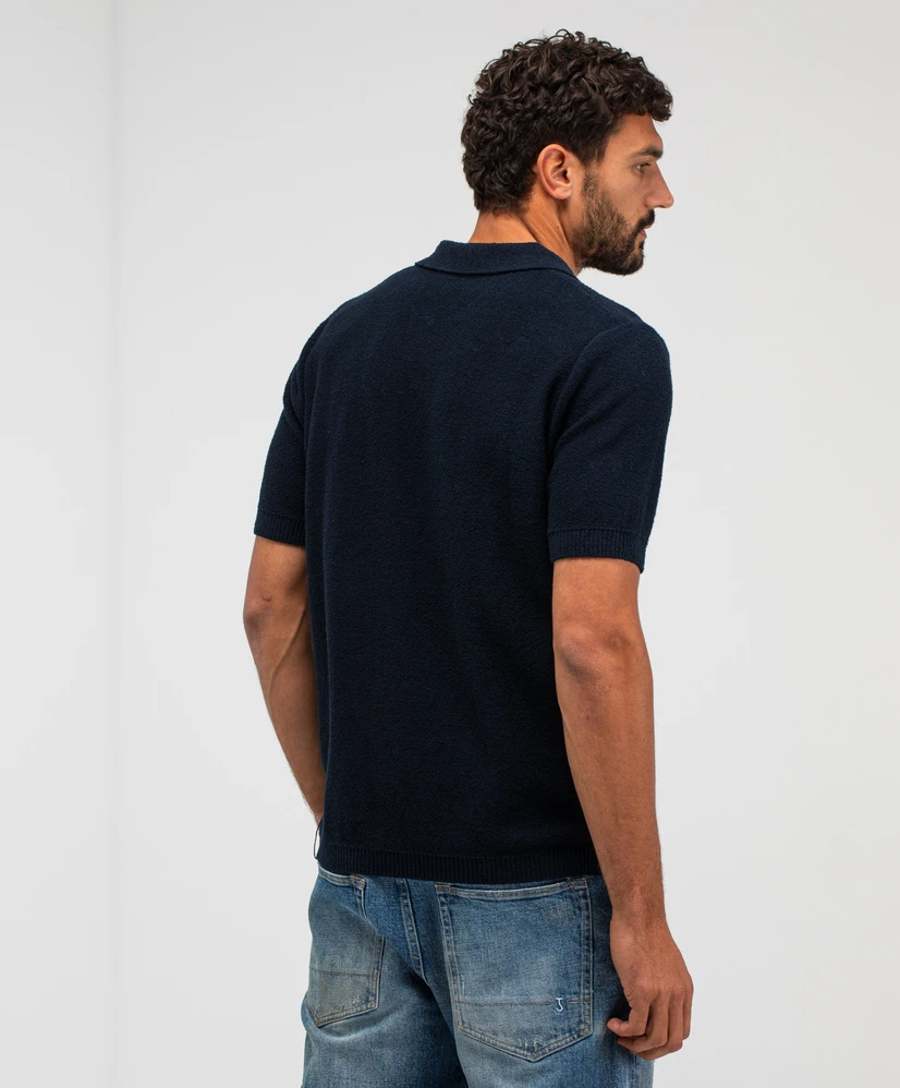 Butcher of Blue Polo Boucle Knit