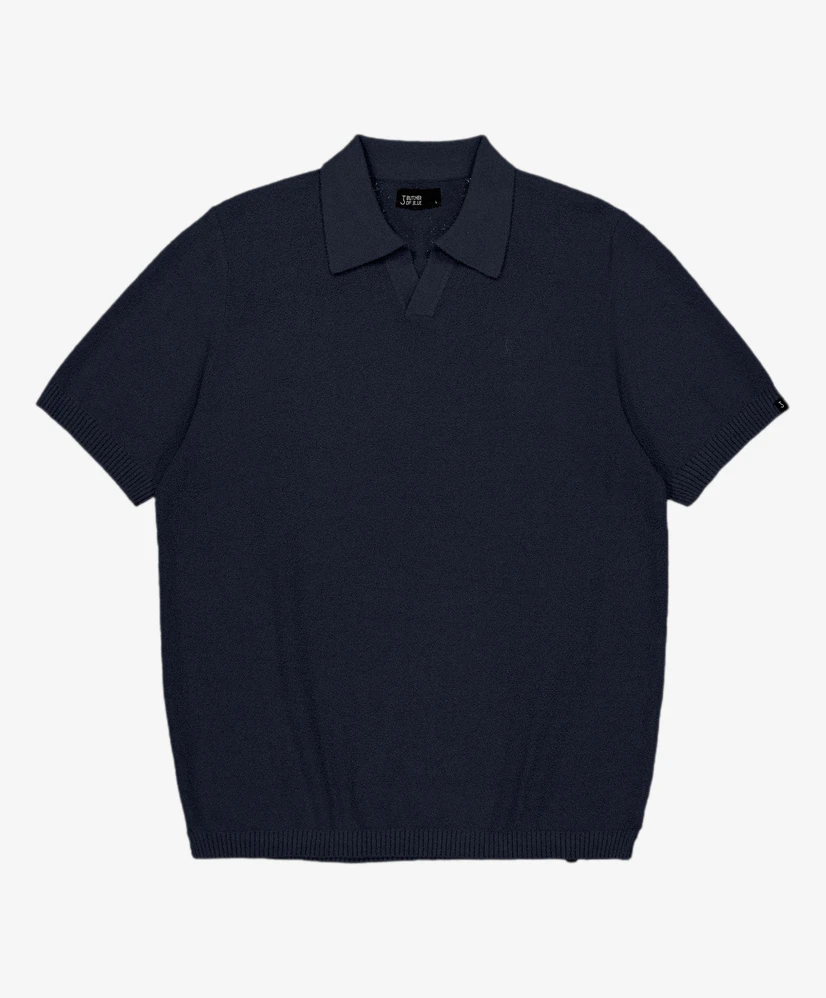Butcher of Blue Polo Boucle Knit