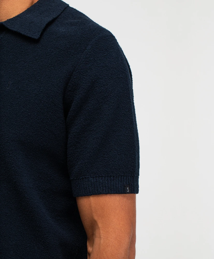 Butcher of Blue Polo Boucle Knit