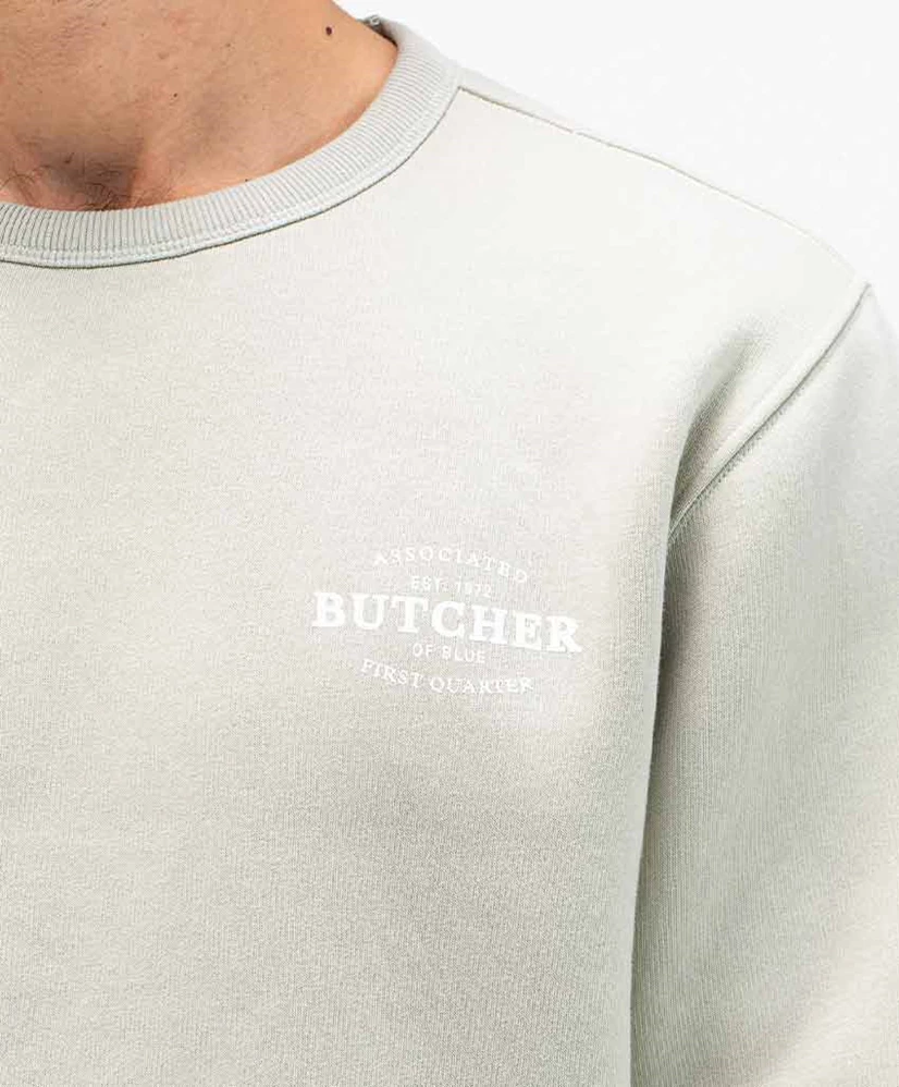 Butcher of Blue Sweater Army Amstel Crew