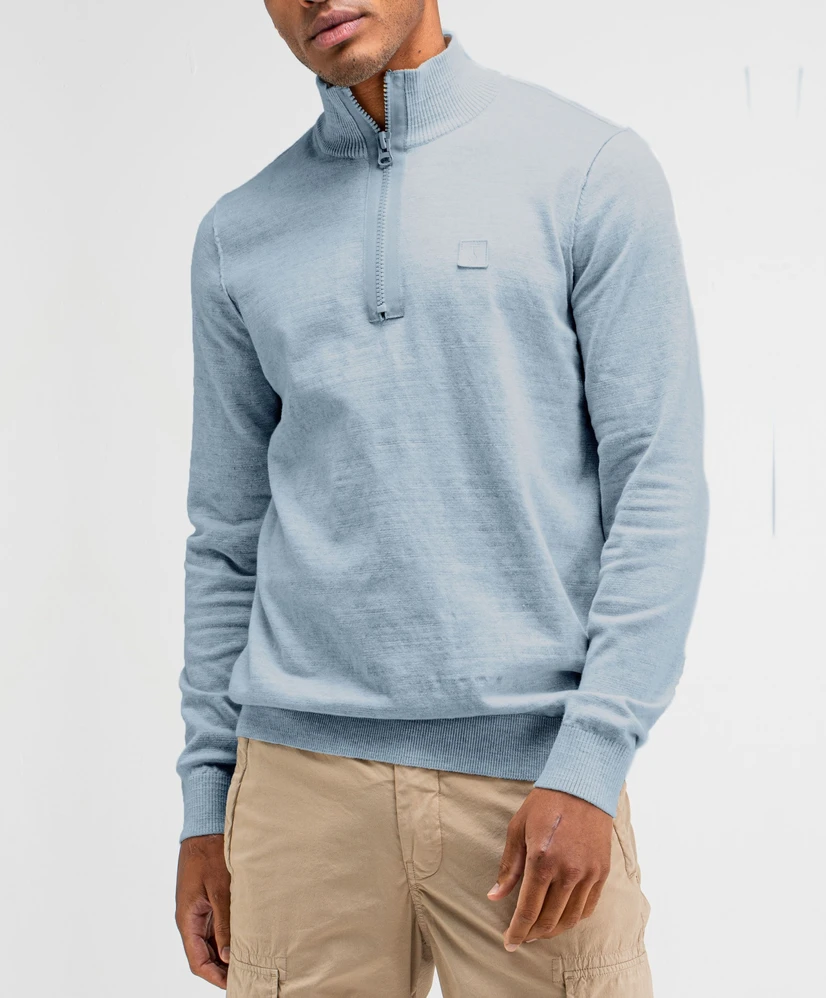 Butcher of Blue Trui Clifden Half Zip
