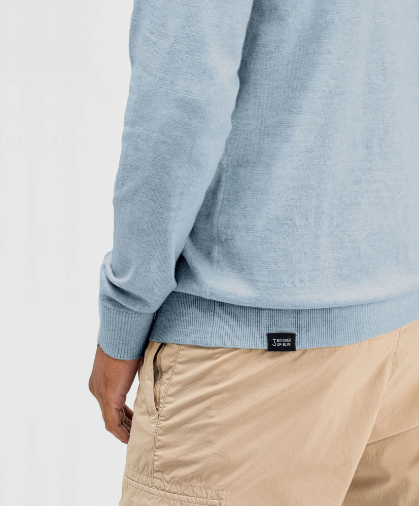 Butcher of Blue Trui Clifden Half Zip