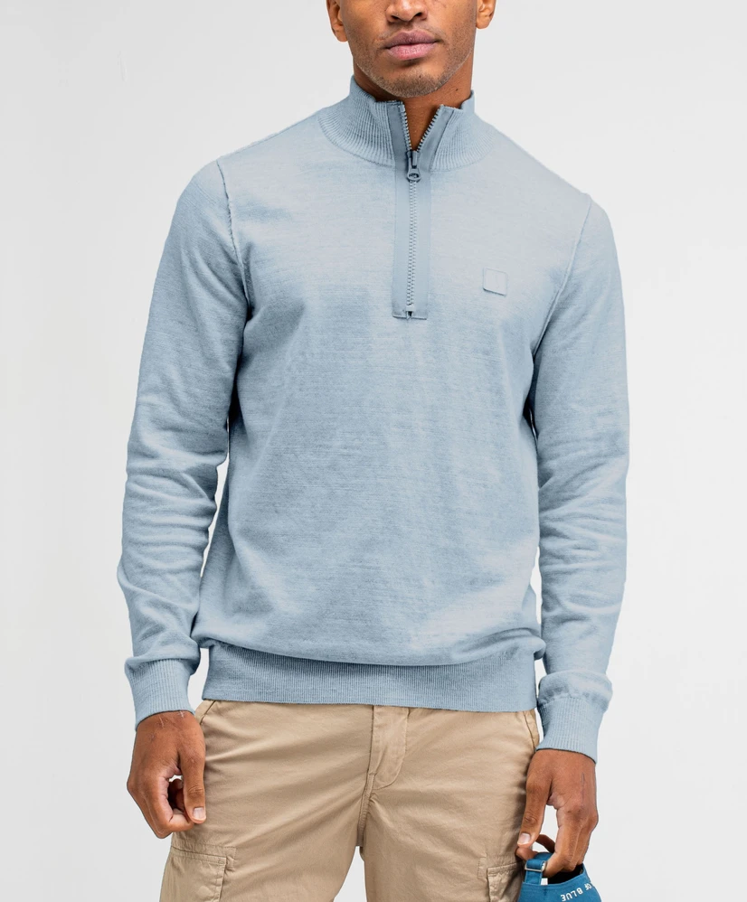 Butcher of Blue Trui Clifden Half Zip