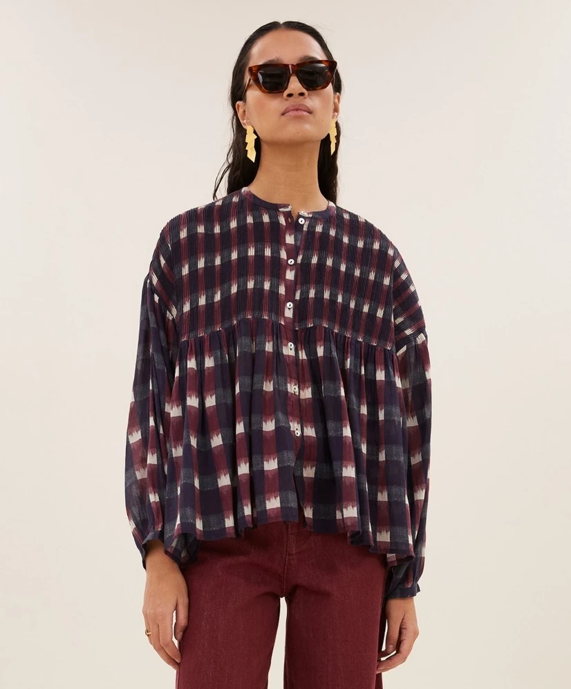 by-bar Blouse Mine Ikat