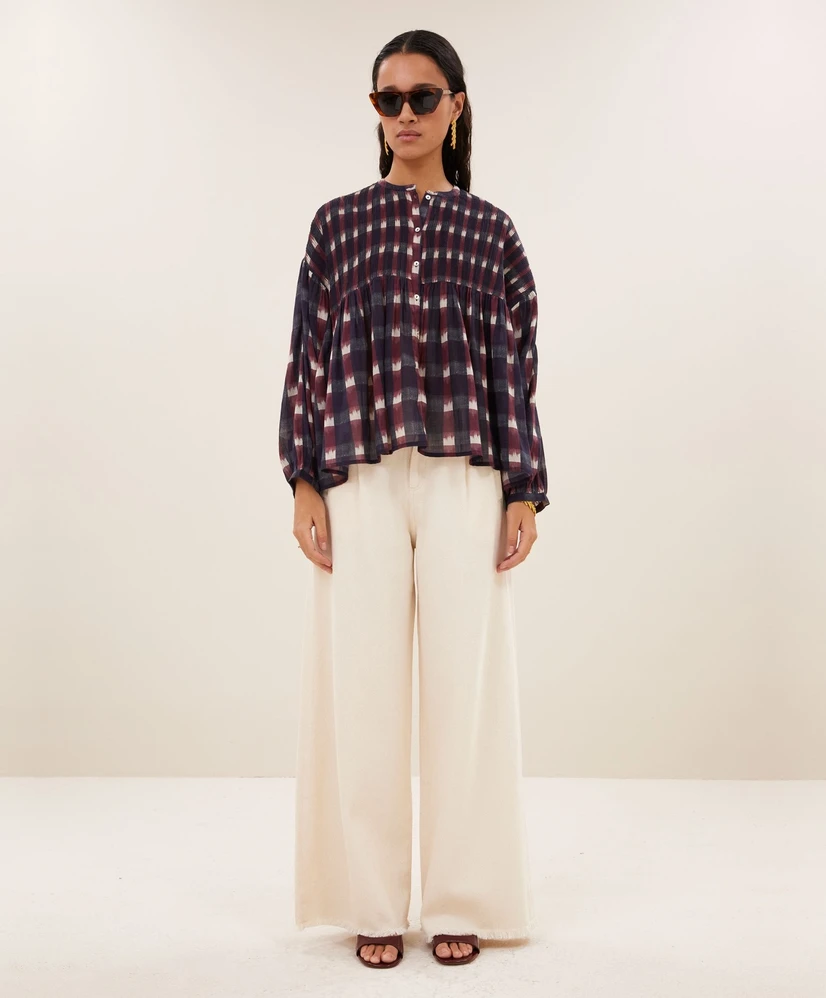 by-bar Blouse Mine Ikat