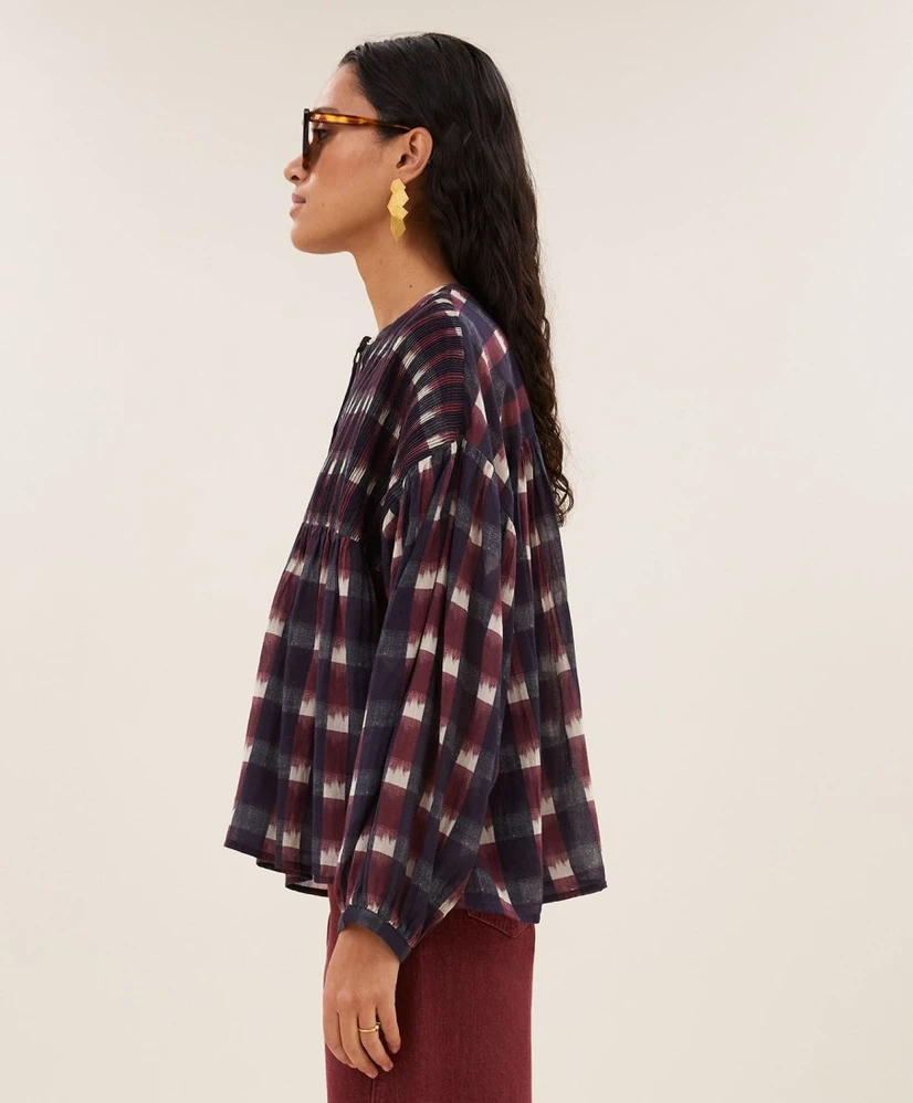 by-bar Blouse Mine Ikat