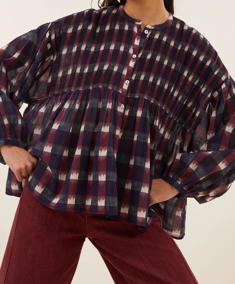 by-bar Blouse Mine Ikat