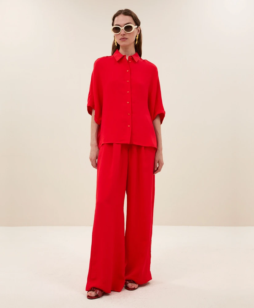 by-bar Blouse Sunny Satin Stripe