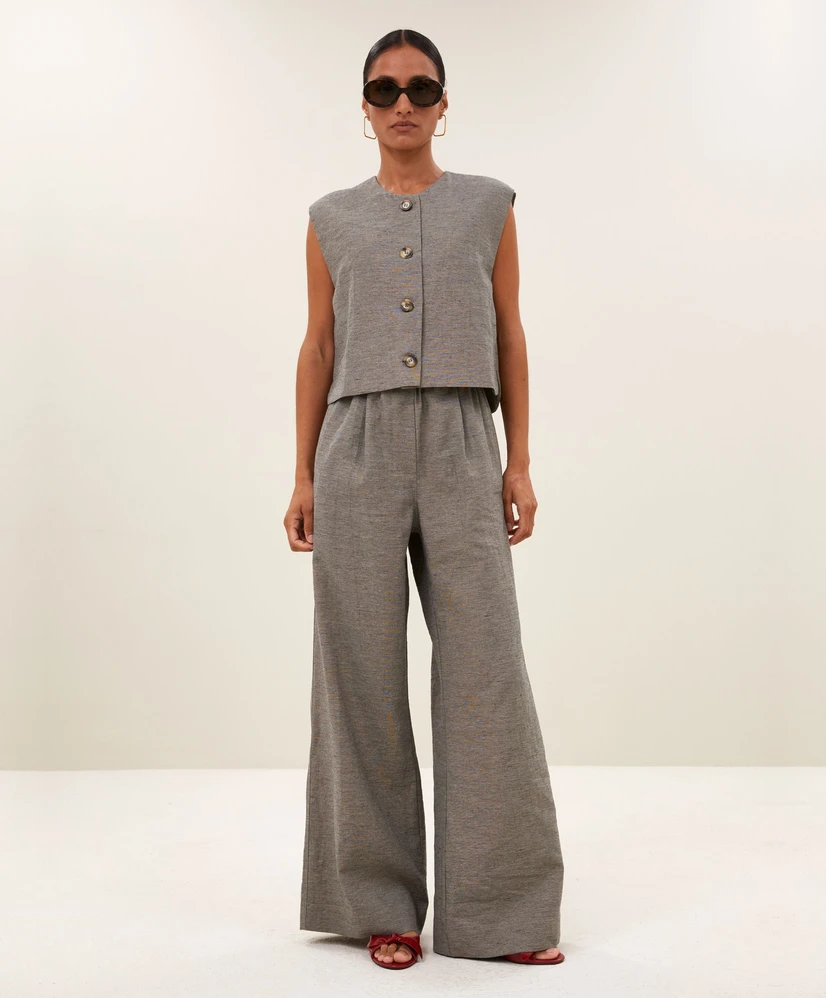 by-bar Gilet Nori Melange