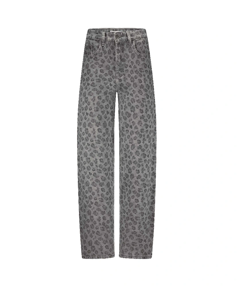by-bar Jeans Lew Grey Cheetah