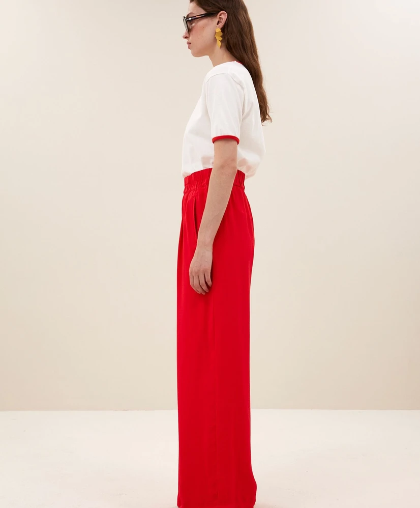 by-bar Pantalon Benji Satin Stripe