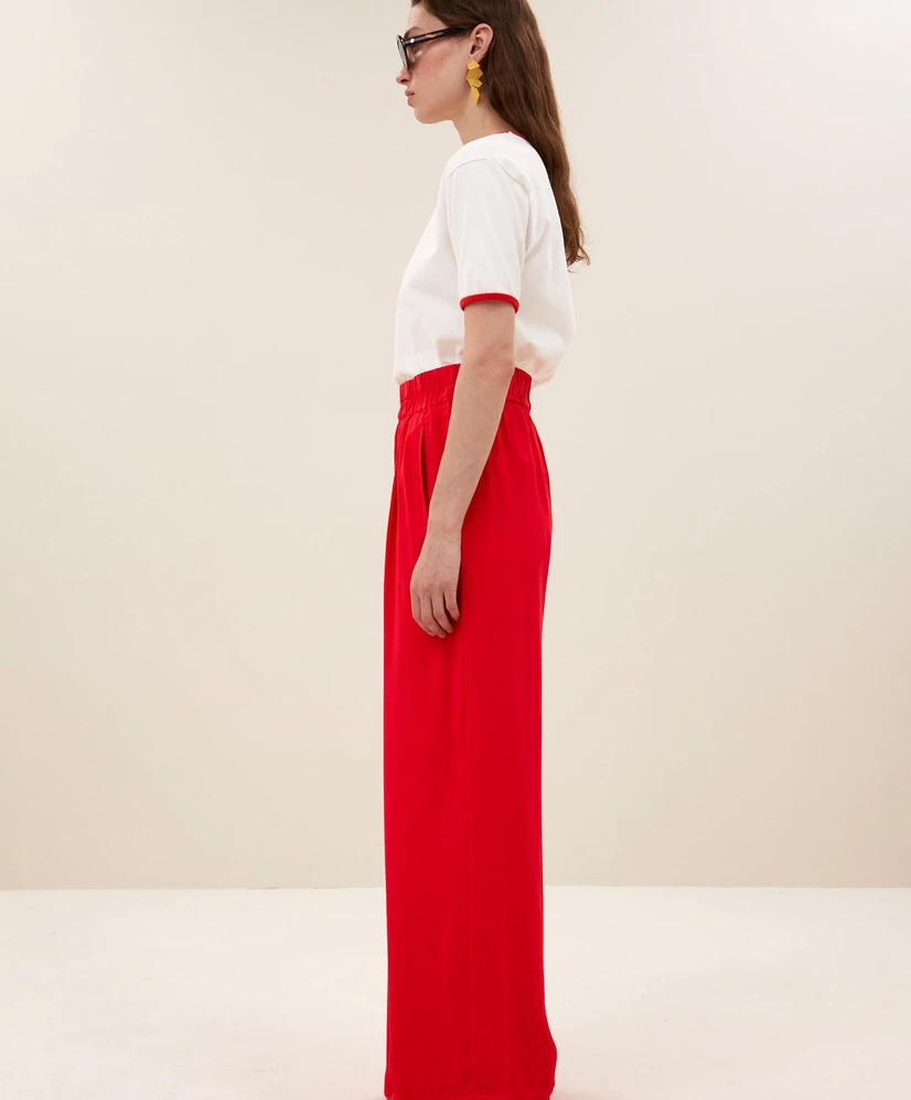 by-bar Pantalon Benji Satin Stripe