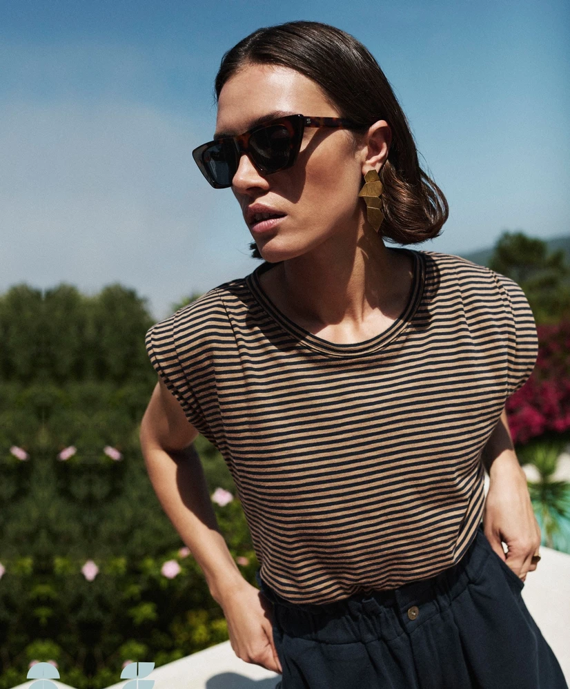 by-bar T-shirt Nilou Stripe