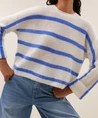 by-bar Trui Vide Stripe