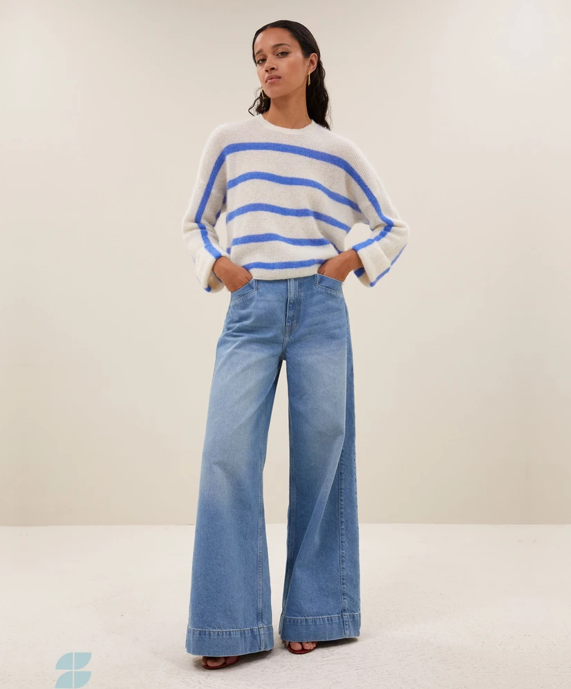 by-bar Trui Vide Stripe