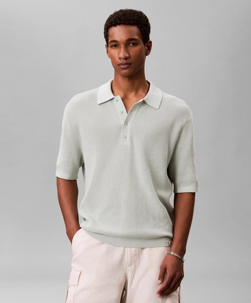 Calvin Klein Jeans Polo Waffle