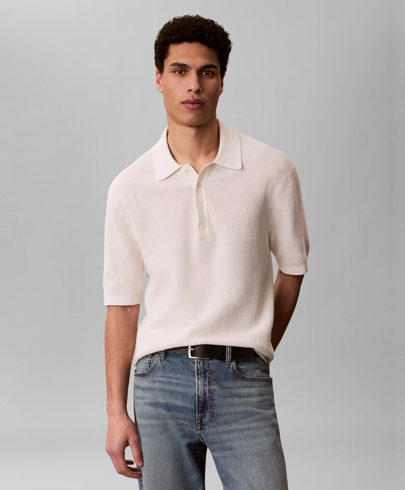 Calvin Klein Jeans Polo Waffle