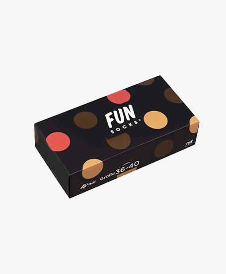 Camano Fun Socks Christmas Box Unisex 4-Pack