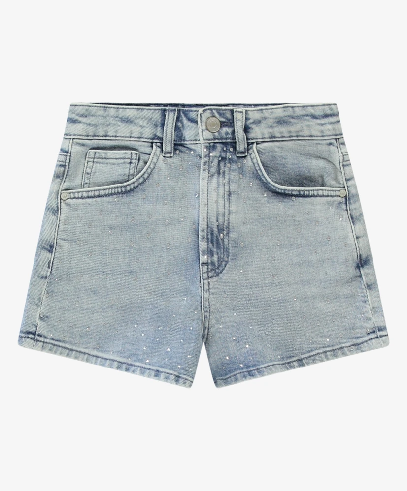 Cars Jeans Short Rhinestone