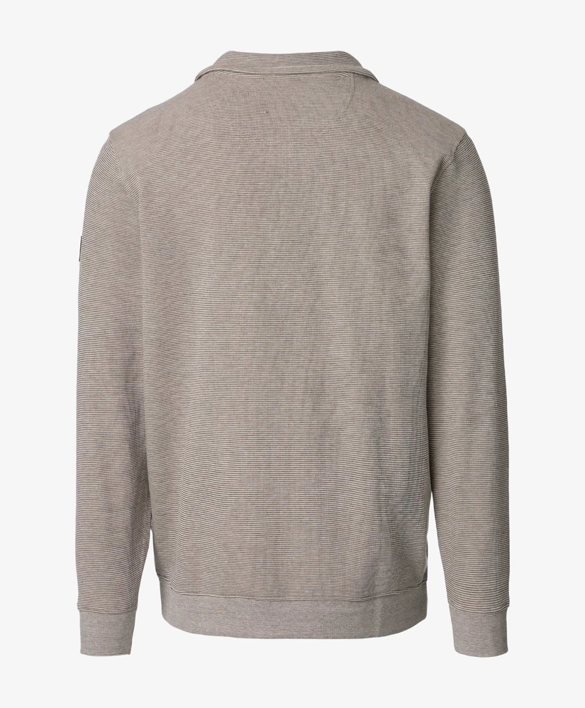 Casa Moda Half Zip Sweater Gestreept