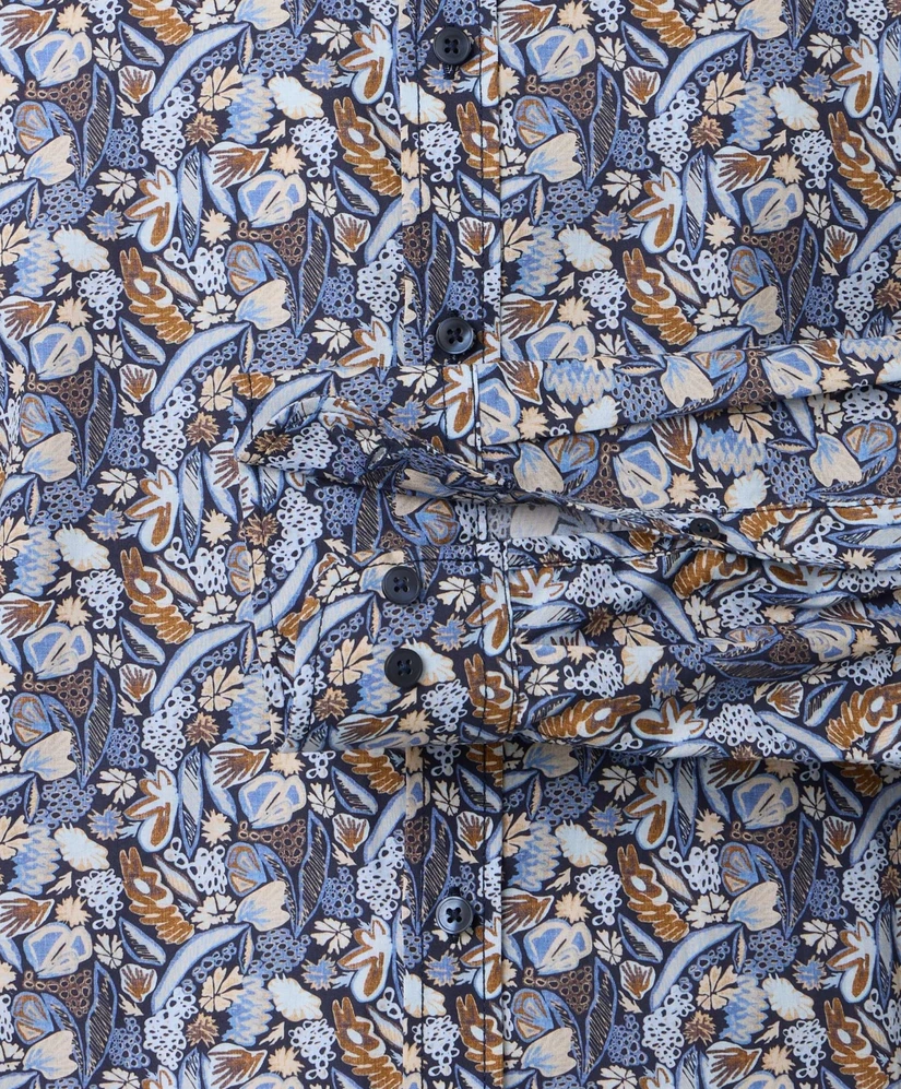 Casa Moda Overhemd Casual Fit Flowers