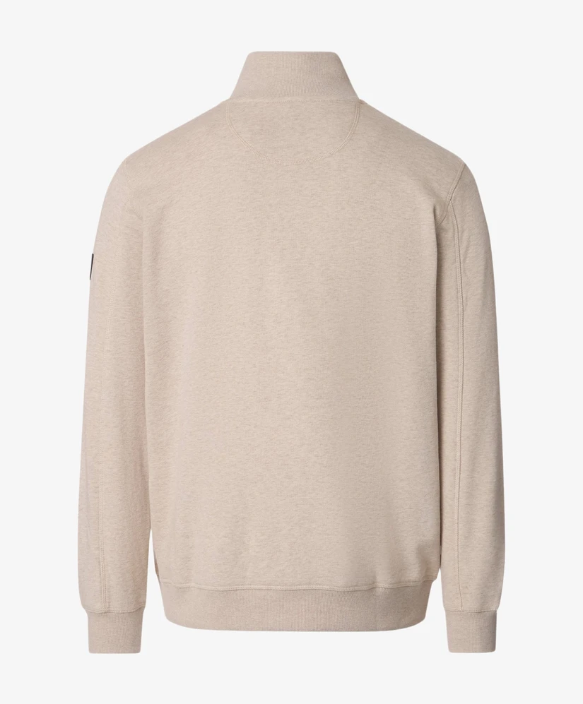 Casa Moda Trui Half-Zip Effen