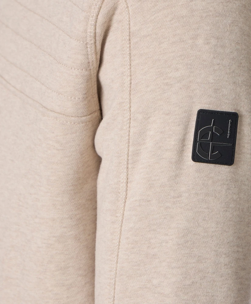 Casa Moda Trui Half-Zip Effen
