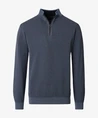 Casa Moda Trui Half Zip Troyer Effen