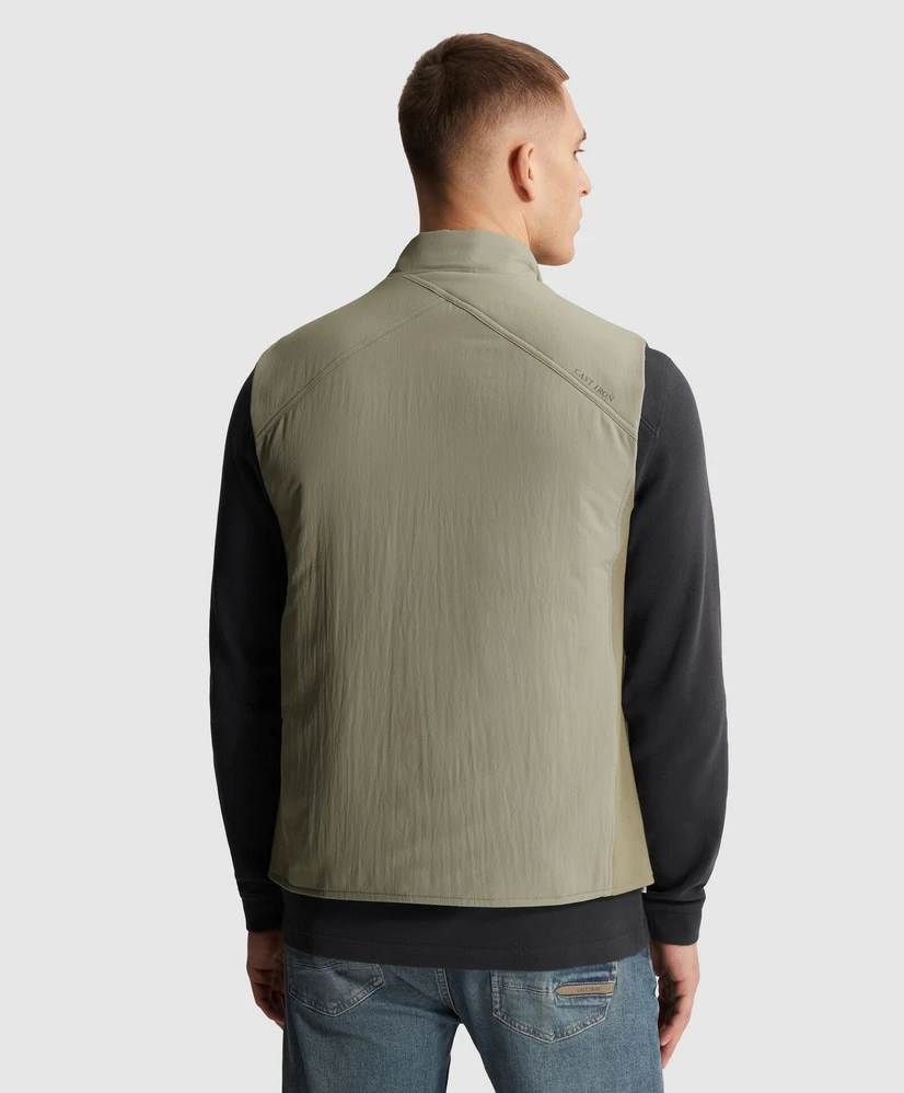 Cast Iron Bodywarmer Ritssluiting