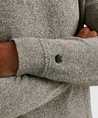 Cast Iron Half Zip Trui Gemêleerd