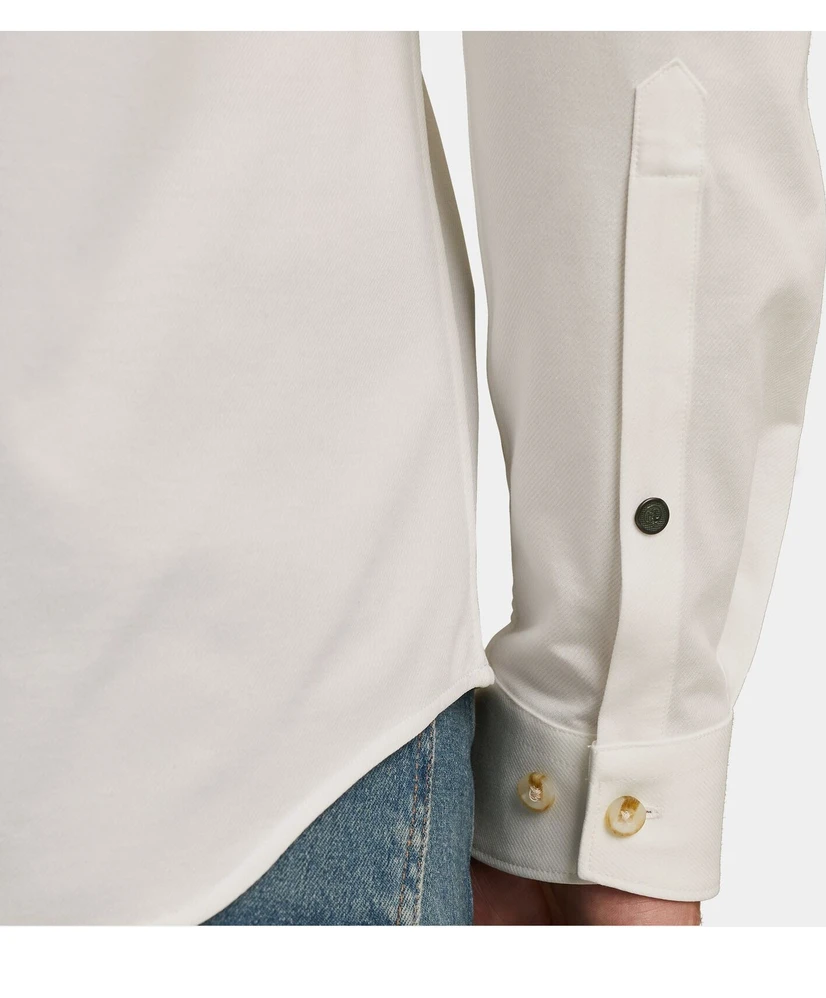Cast Iron Overhemd Twill Jersey