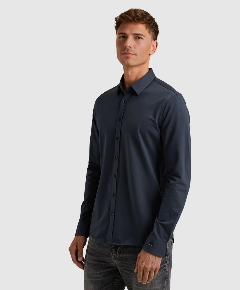 Cast Iron Overhemd Twill Jersey