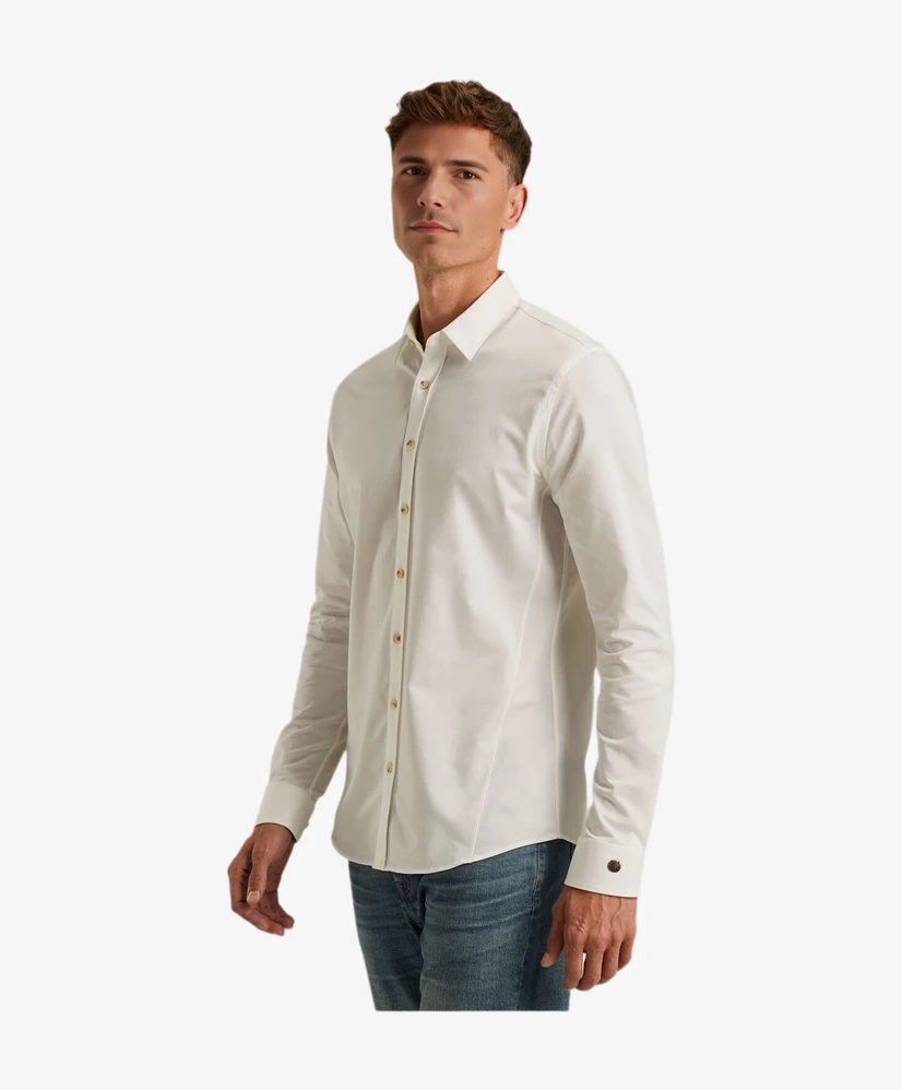 Cast Iron Overhemd Twill Jersey