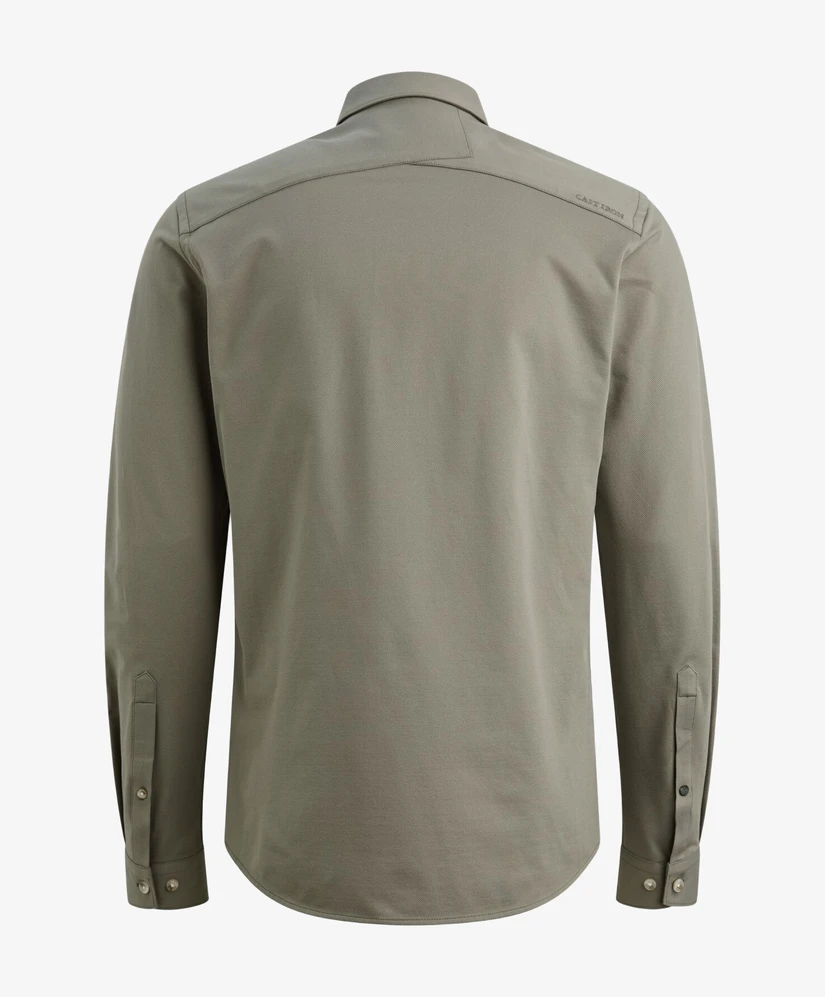 Cast Iron Overhemd Twill Jersey